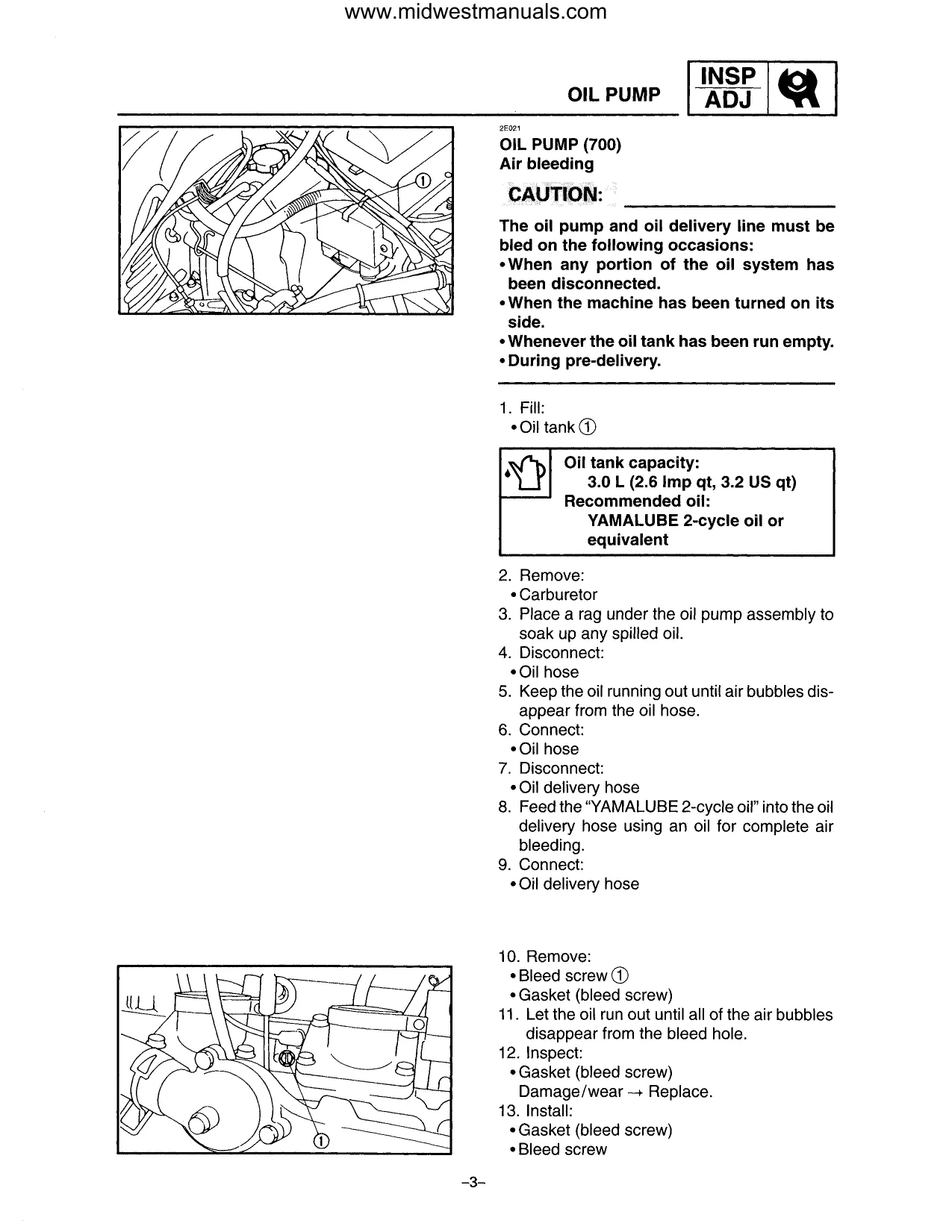 Yamaha SX500/600/700 Series Snowmobile Service Manual (2000-2001) - Comprehensive Guide for Maintenance and Repairs Preview image 5