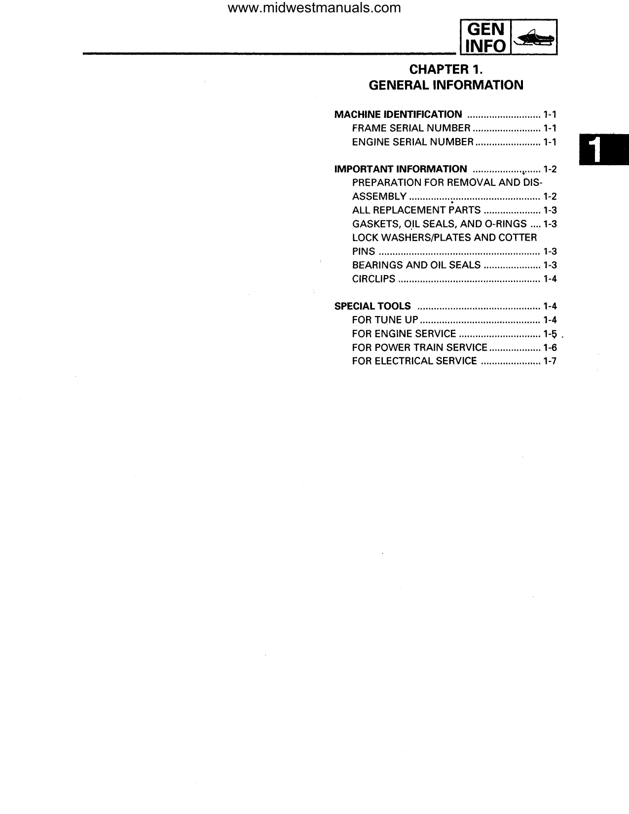 Yamaha Mountain Max Snowmobile Service Manual (1997-2004) - Expert Repair Guide Preview image 4
