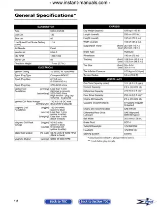 2007 Arctic Cat Prowler, Prowler XT ATV manual Preview image 3