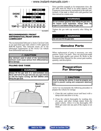 2007 Arctic Cat Prowler, Prowler XT ATV manual Preview image 5