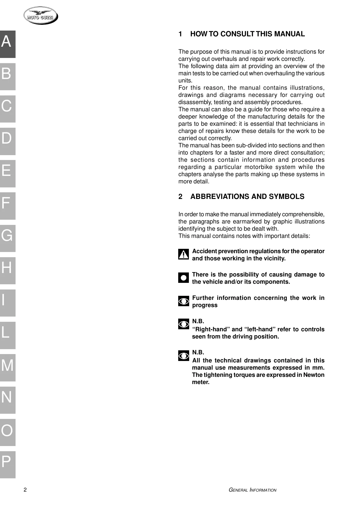 1993-2003 Moto Guzzi California repair manual Preview image 2