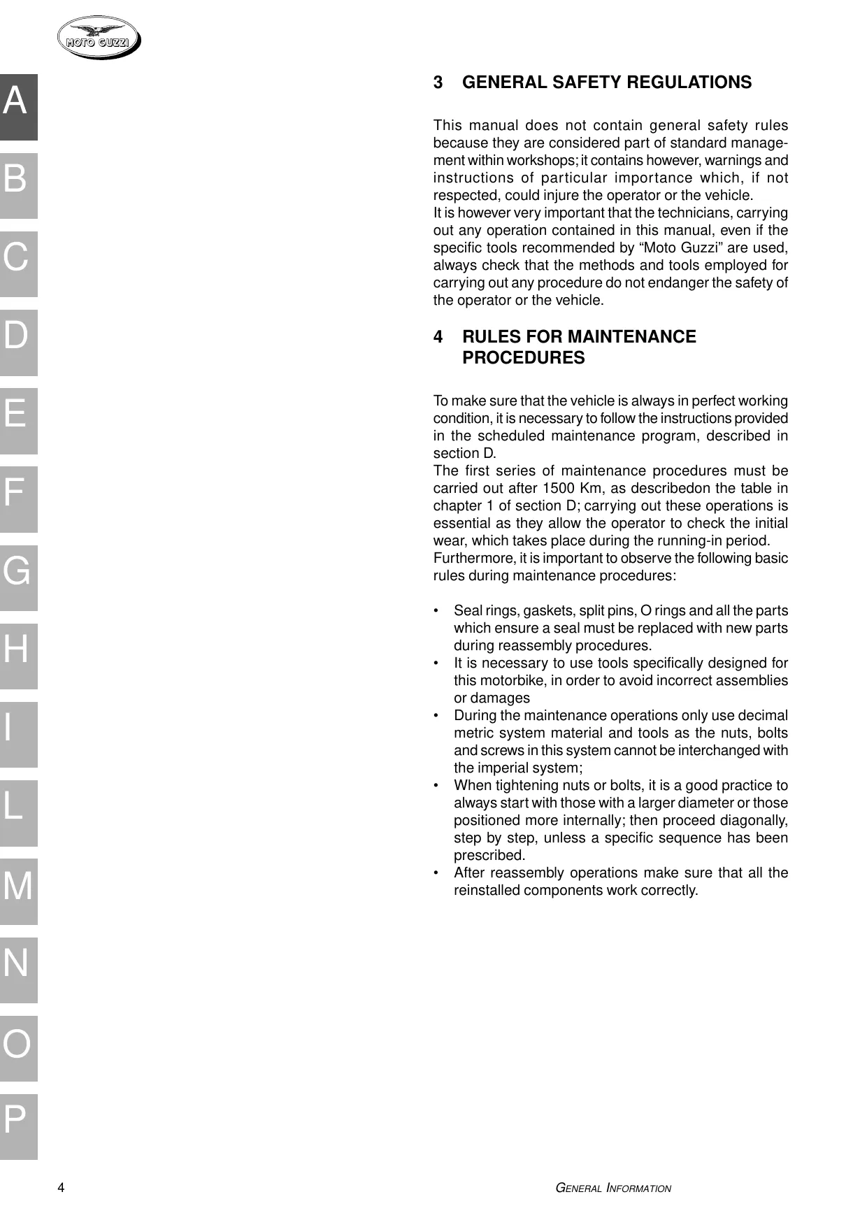 1993-2003 Moto Guzzi California repair manual Preview image 4