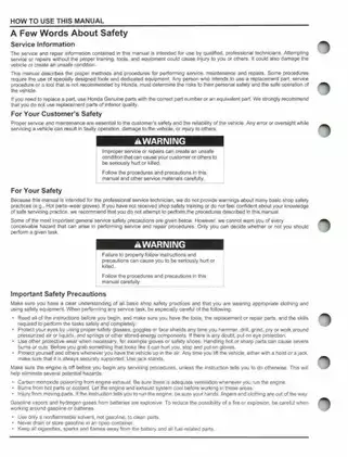 2009-2012 Honda CRF 450 R, CRF 450 service manual Preview image 2