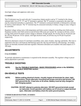 1983-1990 Chevrolet Corvette service repair manual Preview image 3