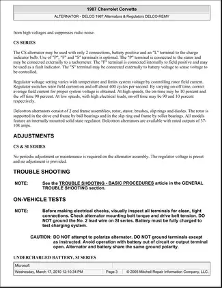 1983-1990 Chevrolet Corvette manual Preview image 3