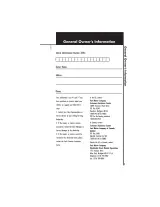 Ford Windstar manual. 1998–2003, (P/N FCS-12255-01) – preview page 1