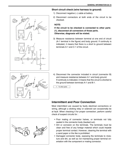 2003–2005 Suzuki Ignis Service & Repair Manual (P/N 99500U86G00-01E) – preview page 1