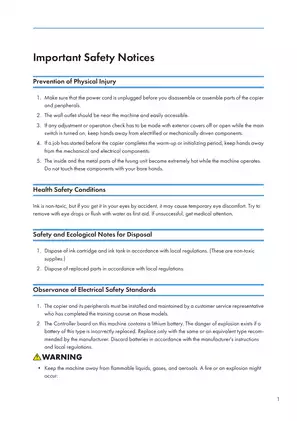 Comprehensive Copier Service Manual for Model B229 - Digital Download Preview image 2