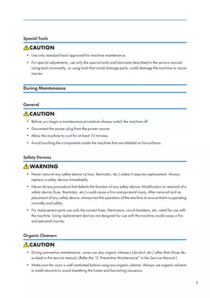 Ricoh Aficio GX 3000, GX 3050N, GX 5050N inkjet printer service manual Preview image 4