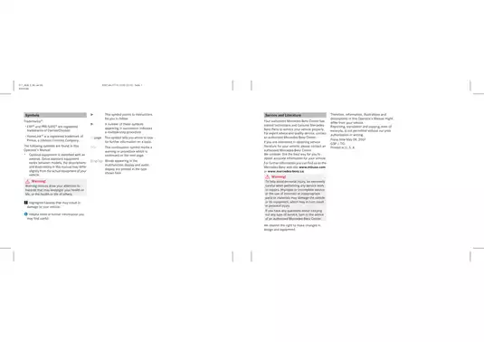 2008 Mercedes-Benz E-Class Operator's Manual Preview image 2