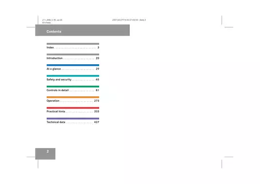 2008 Mercedes Benz E350 operator`s manual Preview image 4