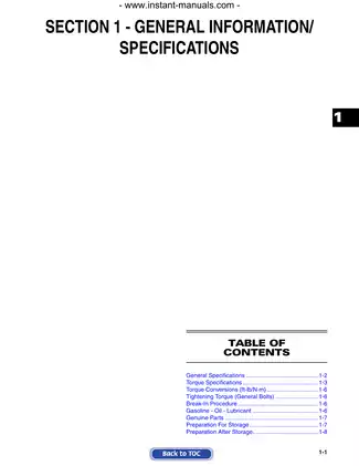 2009 Arctic Cat ATV Service Manual - Comprehensive Repair and Maintenance Guide Preview image 3