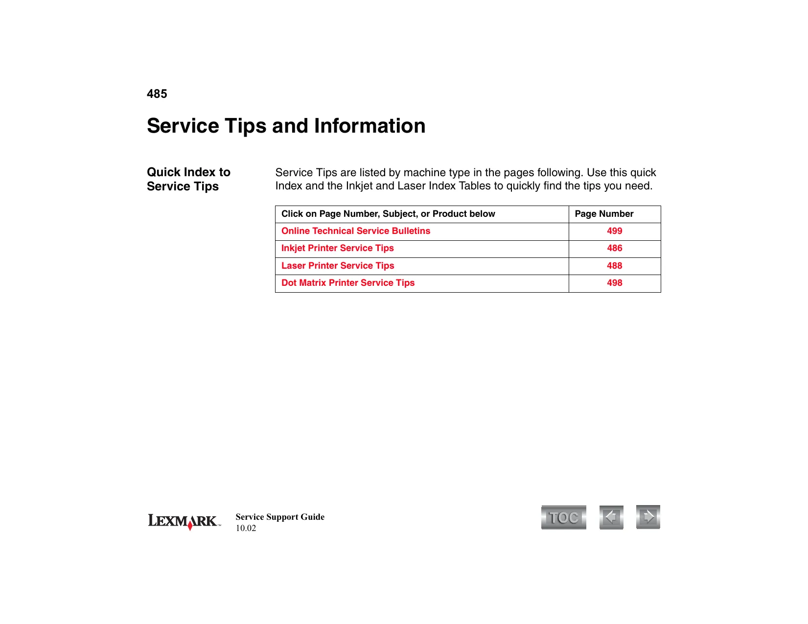 Lexmark C770, C772, C780, C782 series service guide Preview image 1