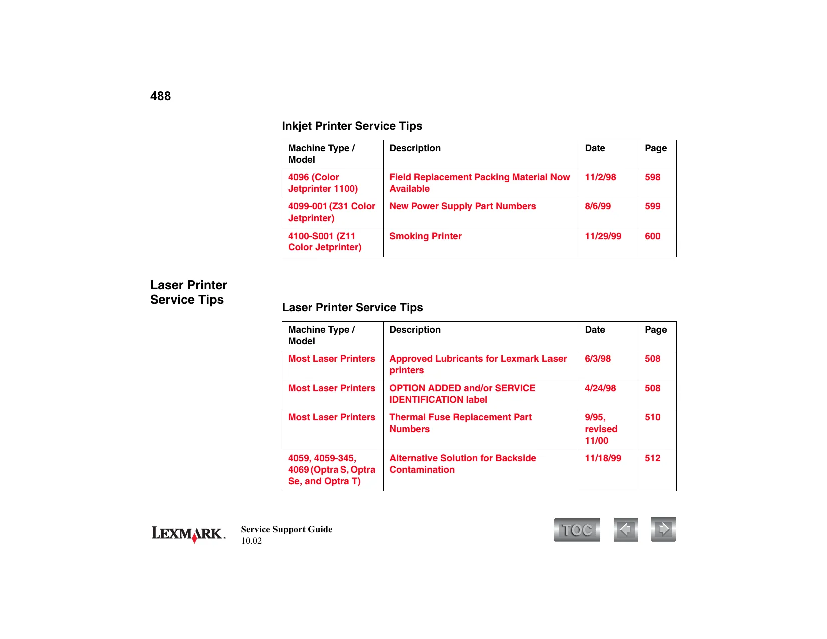 Lexmark C770, C772, C780, C782 series service guide Preview image 4