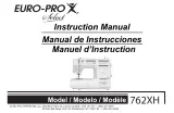 EURO-PRO 762XH Sewing Machine Service Manual (P/N 021V650102) – preview page 1