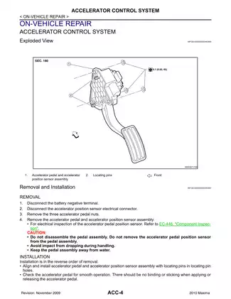 2010 Nissan Maxima service repair manual Preview image 4
