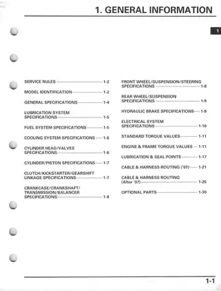 Honda CRF450R Service Manual (2007-2008) - Comprehensive Guide for Maintenance and Repairs Preview image 5