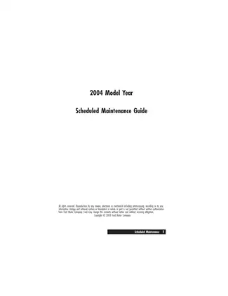 2000-2004 Ford Mustang repair manual