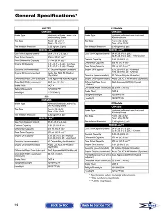 2009 Arctic Cat 400 TRV, 500 Automatic, 500, 550 H1, 550 H1 TRV, 700H1, 700 H1 CRUISER, Thundercat, 1000 H2 Cruiser manual Preview image 4