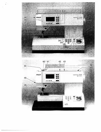 Pfaff tiptronic 2030, 2040 instruction manual Preview image 3