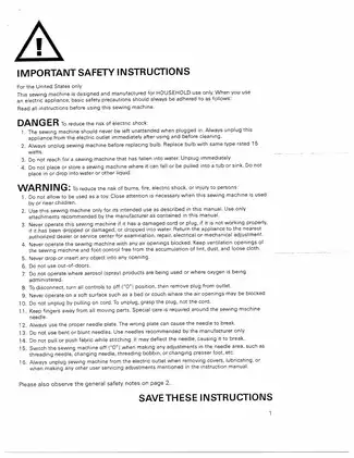 PFAFF Tiptronic 2040 Instruction Manual - Your Complete Sewing Guide Preview image 5