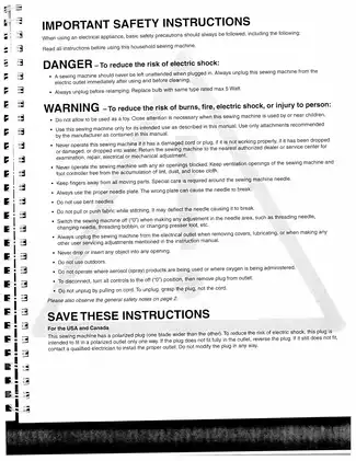 PFAFF Expression 2034/2044 Sewing Machine Manual - Comprehensive Digital Guide Preview image 3