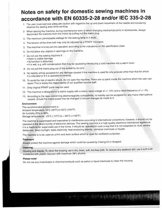 PFAFF Expression 2034/2044 Sewing Machine Manual - Comprehensive Digital Guide Preview image 4