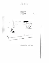 Pfaff Creative 7530 Sewing Machine Service & Repair Manual (P/N C4256-90954) – preview page 1