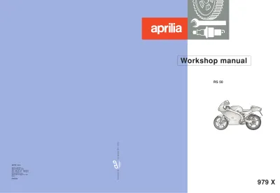 Preview: 1999–2010 Aprilia RS 50 Scooter Factory Service Manual (P/N 8140250)