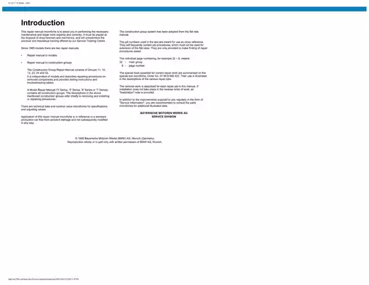 1985-1993 BMW 324d, 324td repair manual Preview image 5