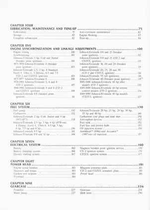 1973-1990 Johnson Evinrude 2 hp-40 hp outboard motor shop manual Preview image 4