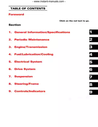 2008 Arctic Cat Thundercat ATV service repair manual Preview image 1