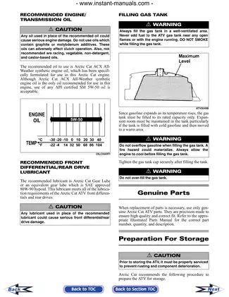 Comprehensive Service Manual for Arctic Cat ATVs (2015 Models) Preview image 5