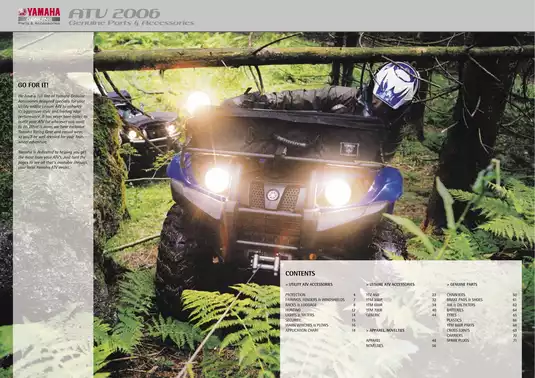 1990-2004 Yamaha Warrior Raptor, YFM350 ATV service manual Preview image 2