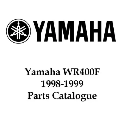 1998-1999 Yamaha WR 400 F parts catalog Preview image 1