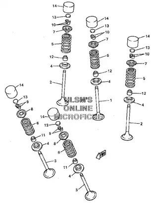 1998-1999 Yamaha WR 400 F parts catalog Preview image 4