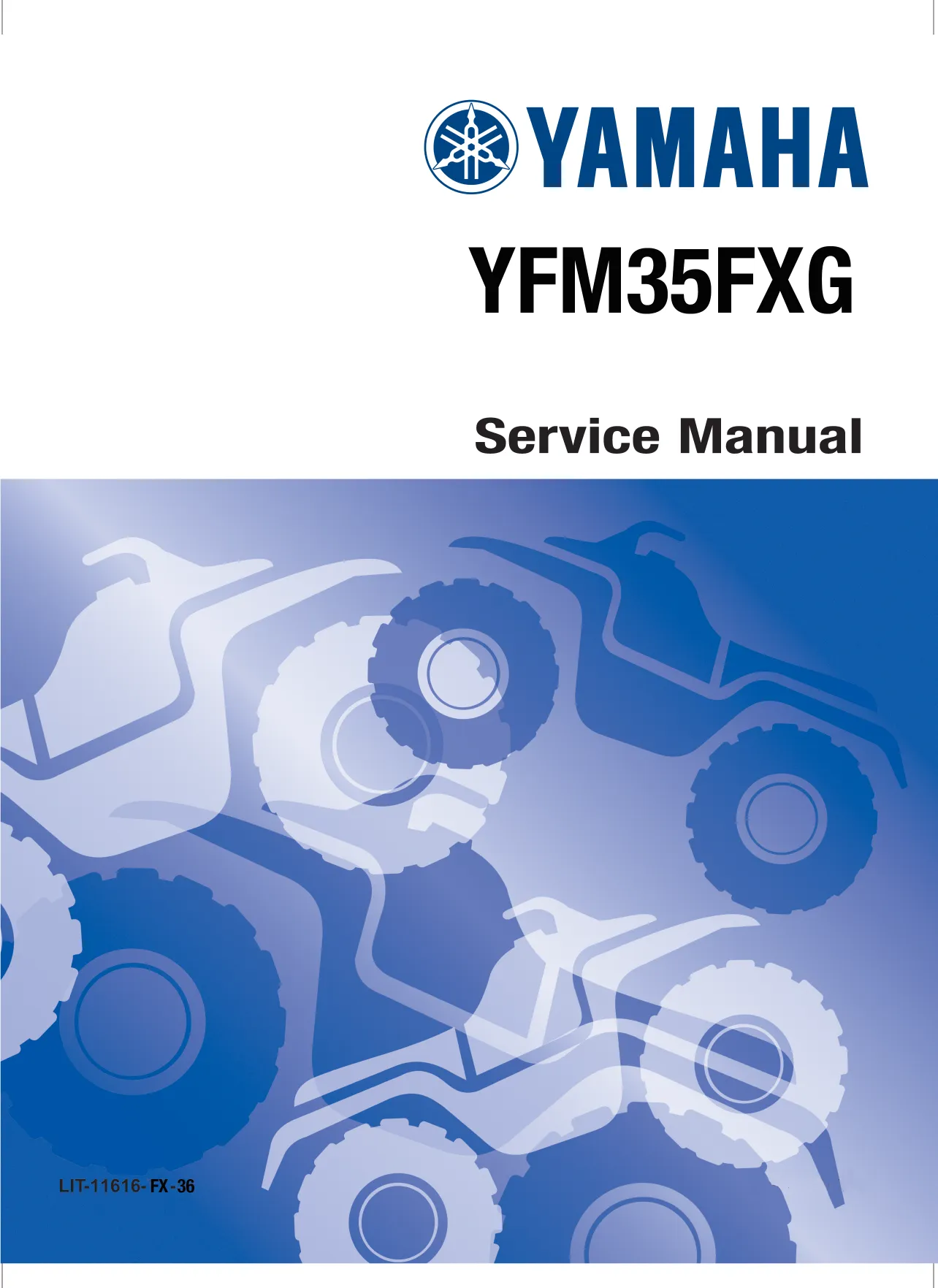 1995-2000 Yamaha YFM35 Wolverine ATV repair manual Preview image 1
