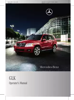 2020 Mercedes-Benz GLK 350 Operator's Manual - Comprehensive Guide
