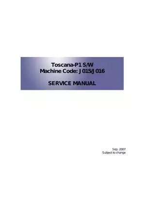 Aficio GX 7000, Aficio GX 2500 copier service manual