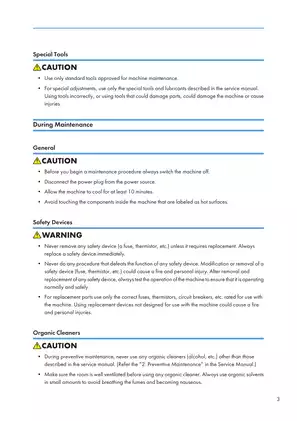 Aficio GX 7000, Aficio GX 2500 copier service manual Preview image 4