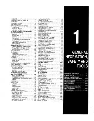 1984-1996 Yamaha 2 hp - 250 hp outboard motors manual Preview image 3