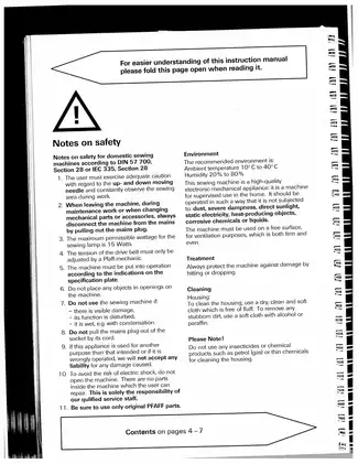 Pfaff Creative 7550 Sewing Machine Instruction Manual Preview image 2
