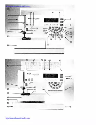 Pfaff Creative 7570 sewing machine instruction book Preview image 4