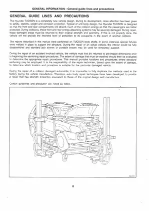 2005 Hyundai Tucson repair and service manual Preview image 4
