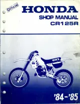 Honda CR125R 1984–1985 Workshop Manual – preview page 1