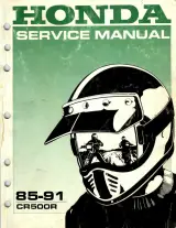 1985–1991 Honda CR500R Factory Service & Repair Manual (P/N 61KA509) – preview page 1