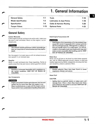 1992-2001 Honda CR 500 R, CR 500 service manual Preview image 4