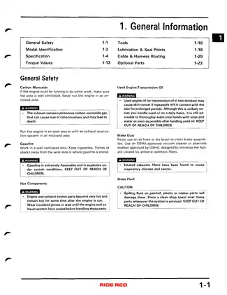 Honda CR500R Service Manual (1992-1995) - Comprehensive Guide for Motorcycle Maintenance Preview image 4