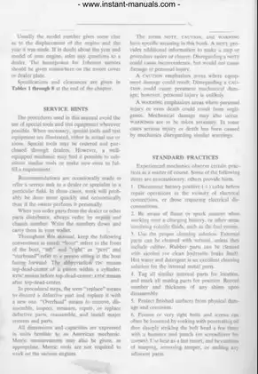 Evinrude Outboard Motor Service Manual (1965-1978) - 1.5 to 35 HP Preview image 4