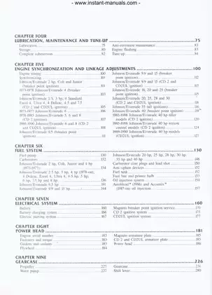 Evinrude/Johnson Outboard 2-40 HP Shop Manual (1973-1990) – Comprehensive Repair and Maintenance Guide Preview image 3